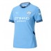 Camisa de time de futebol Manchester City Jeremy Doku #11 Replicas 1º Equipamento Feminina 2024-25 Manga Curta